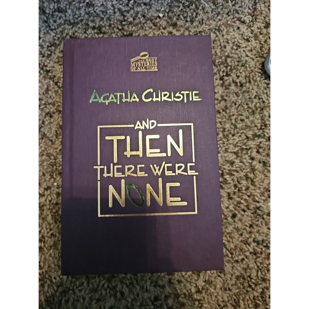 2009 Agatha Christie‎ Hardcover Book And Then There Were None Impress Mystery